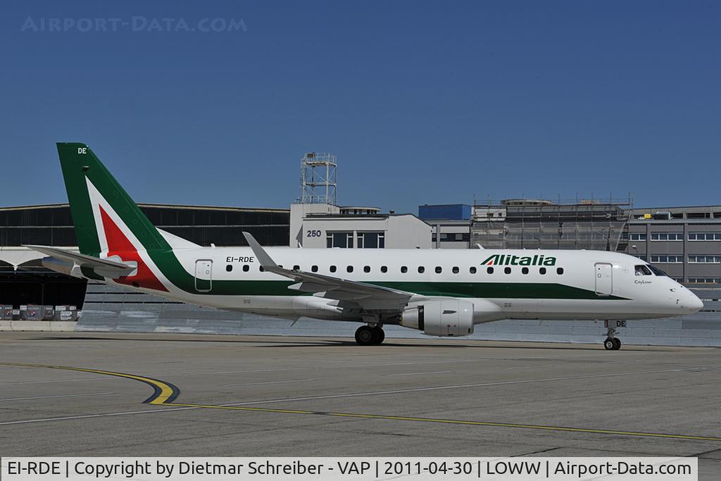 EI-RDE, 2012 Embraer 175LR (ERJ-170-200LR) C/N 17000335, Alitalia Embraer 170