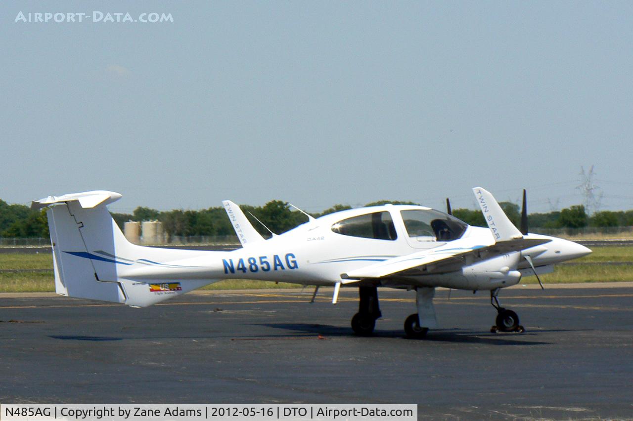 N485AG, 2007 Diamond DA-42 Twin Star C/N 42.AC085, At Denton Municipal Airport
