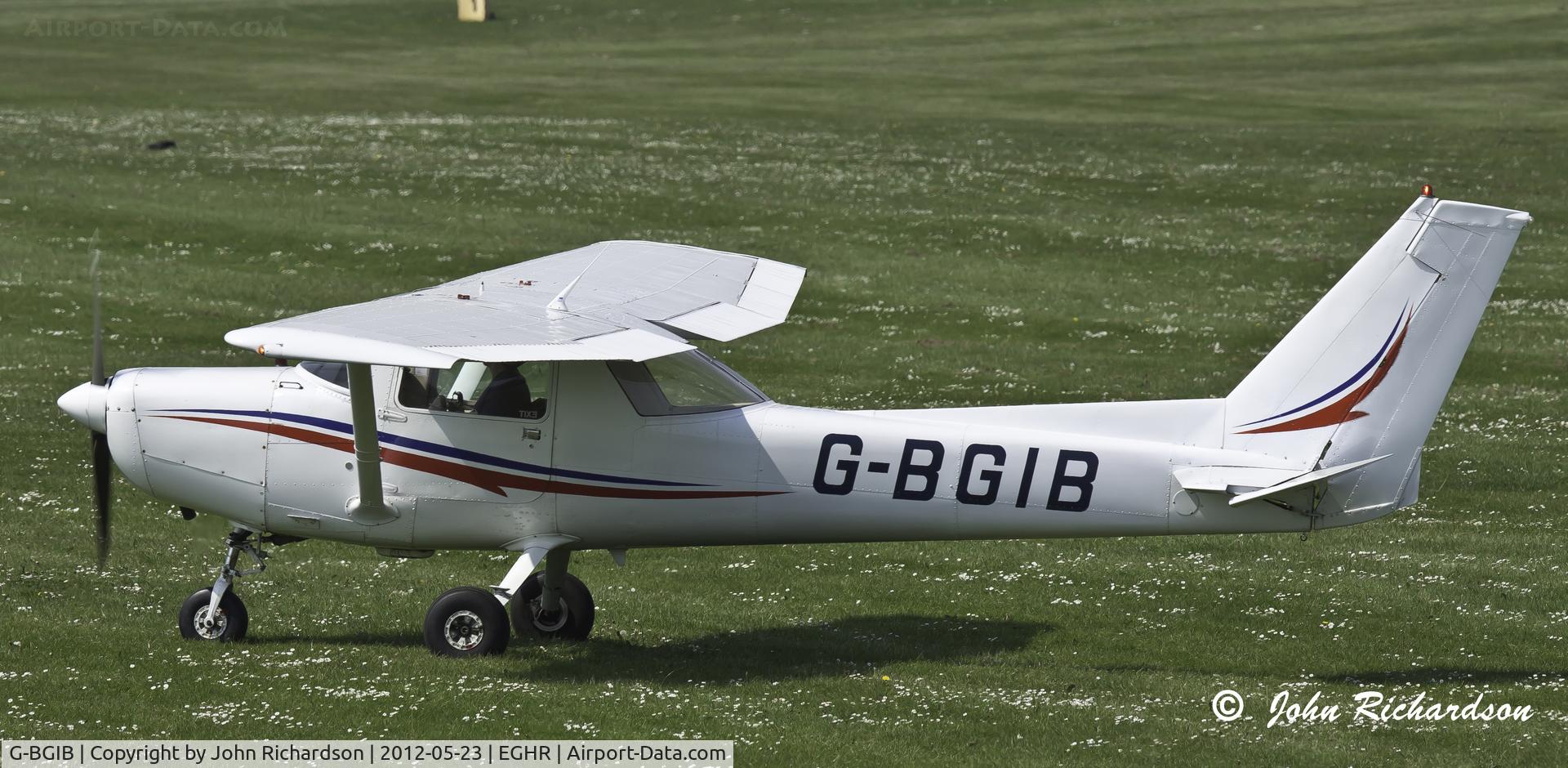 G-BGIB, 1979 Cessna 152 C/N 152-82161, Awaiting clearance to depart runway 32