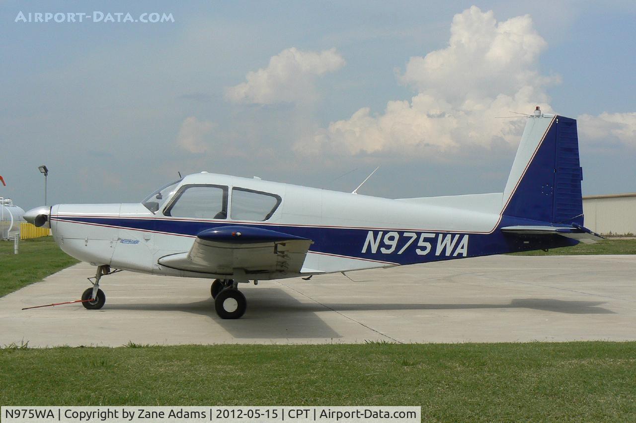 N975WA, 1968 SIAI-Marchetti S-205-22R C/N 4-125, At Cleburne Municipal Airport