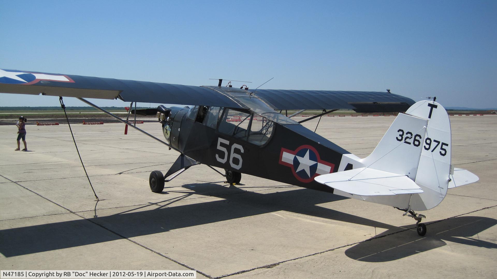 N47185, 1943 Aeronca 0-58B Grasshopper C/N 058B-11123, NC47185