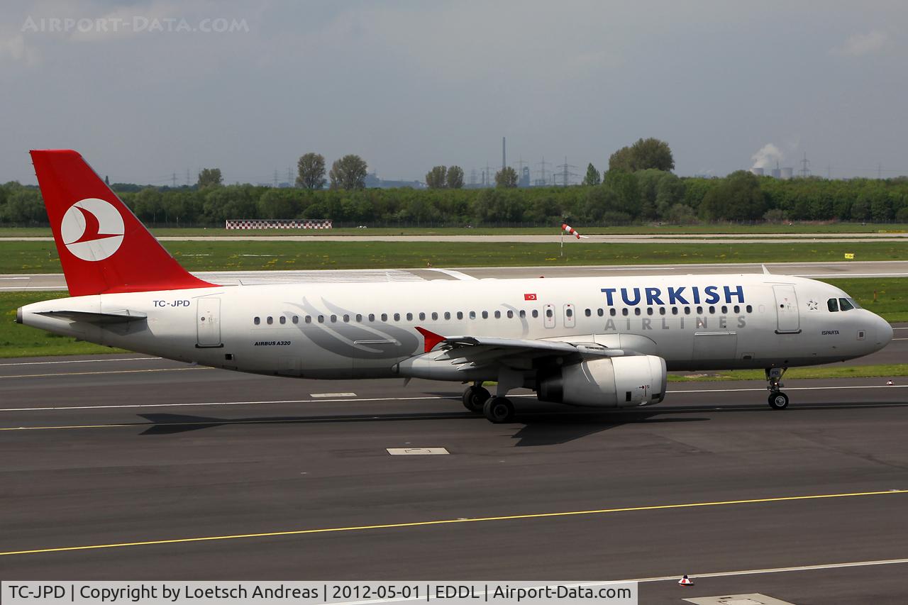 TC-JPD, 2006 Airbus A320-232 C/N 2934, THY1526 Dusseldorf to Istanbul, Ataturk (IST)
