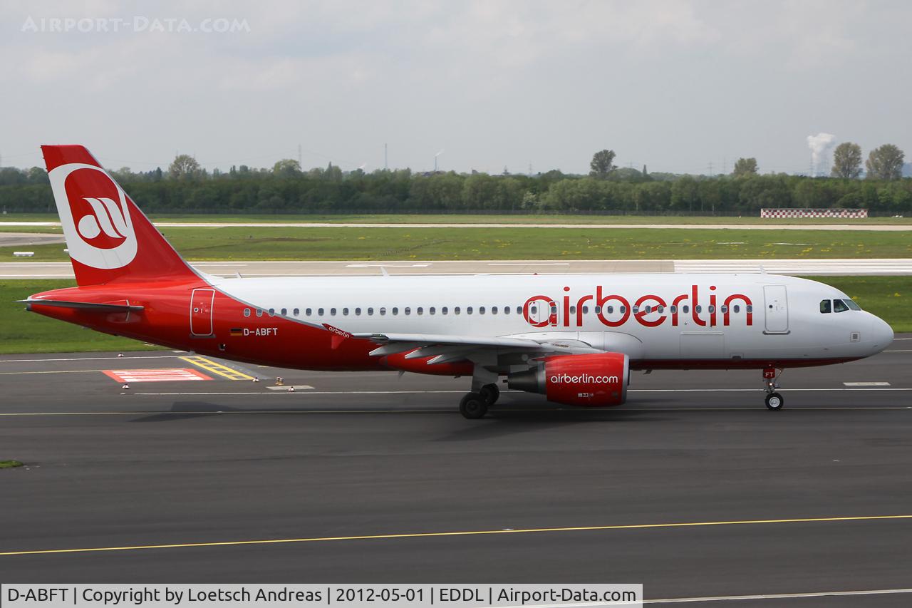 D-ABFT, 2011 Airbus A320-214 C/N 4674, BER6444 Dusseldorf to Berlin, Tegel (TXL)