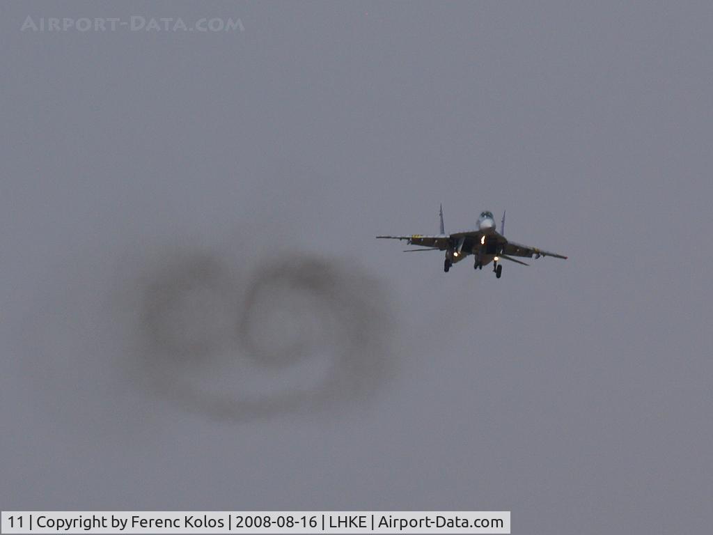 11, Mikoyan-Gurevich MiG-29B C/N 2960535161/4604, Kecskemét