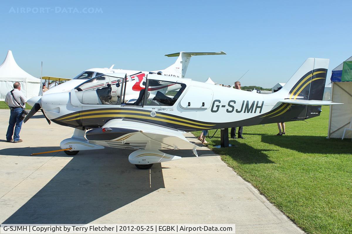 G-SJMH, 2008 Robin DR-400-140B Dauphin Major Major C/N 2637, Exhibited in the static display at 2012 AeroExpo at Sywell