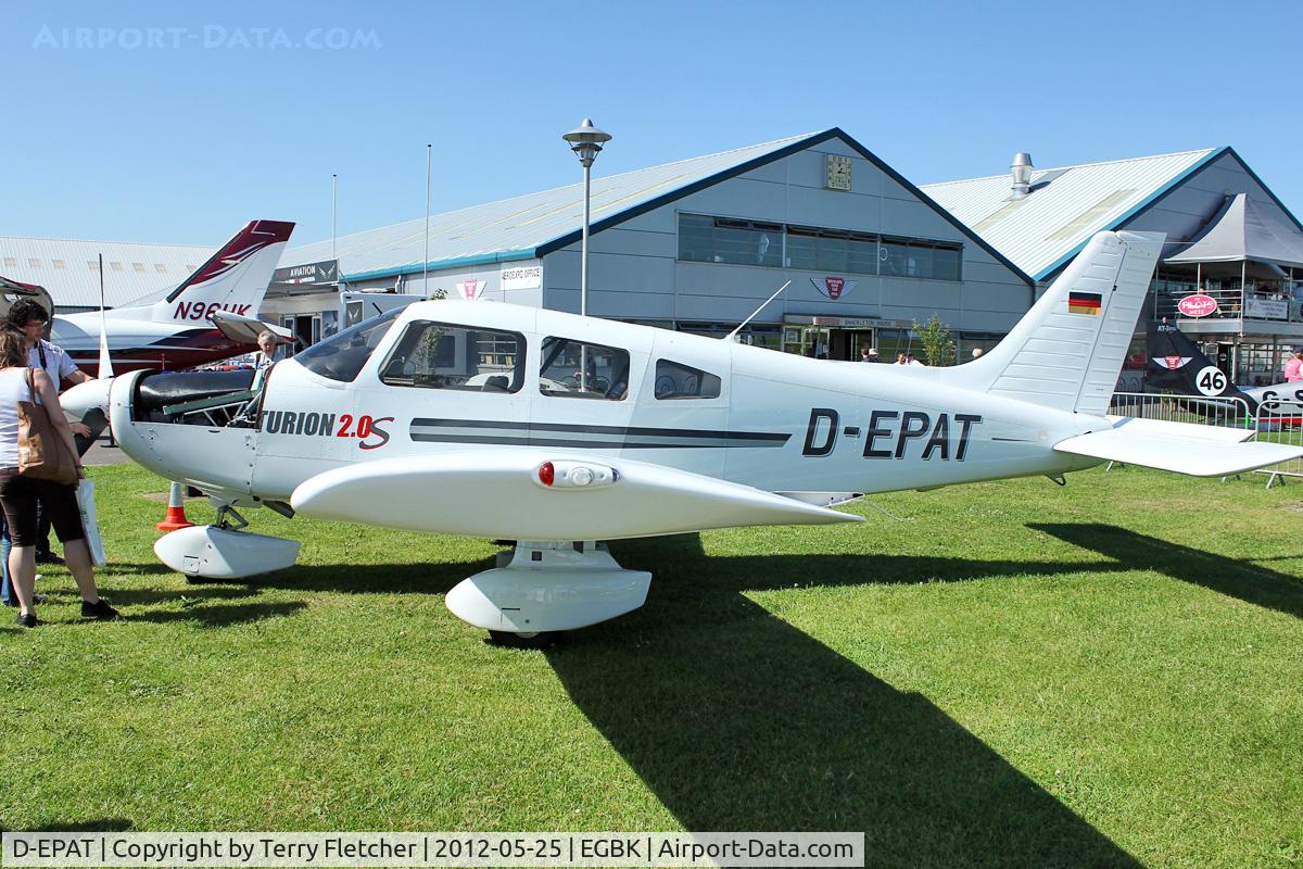 D-EPAT, Piper PA-28-161 Warrior ll C/N 28-42084, Exhibited in the static display at 2012 AeroExpo at Sywell