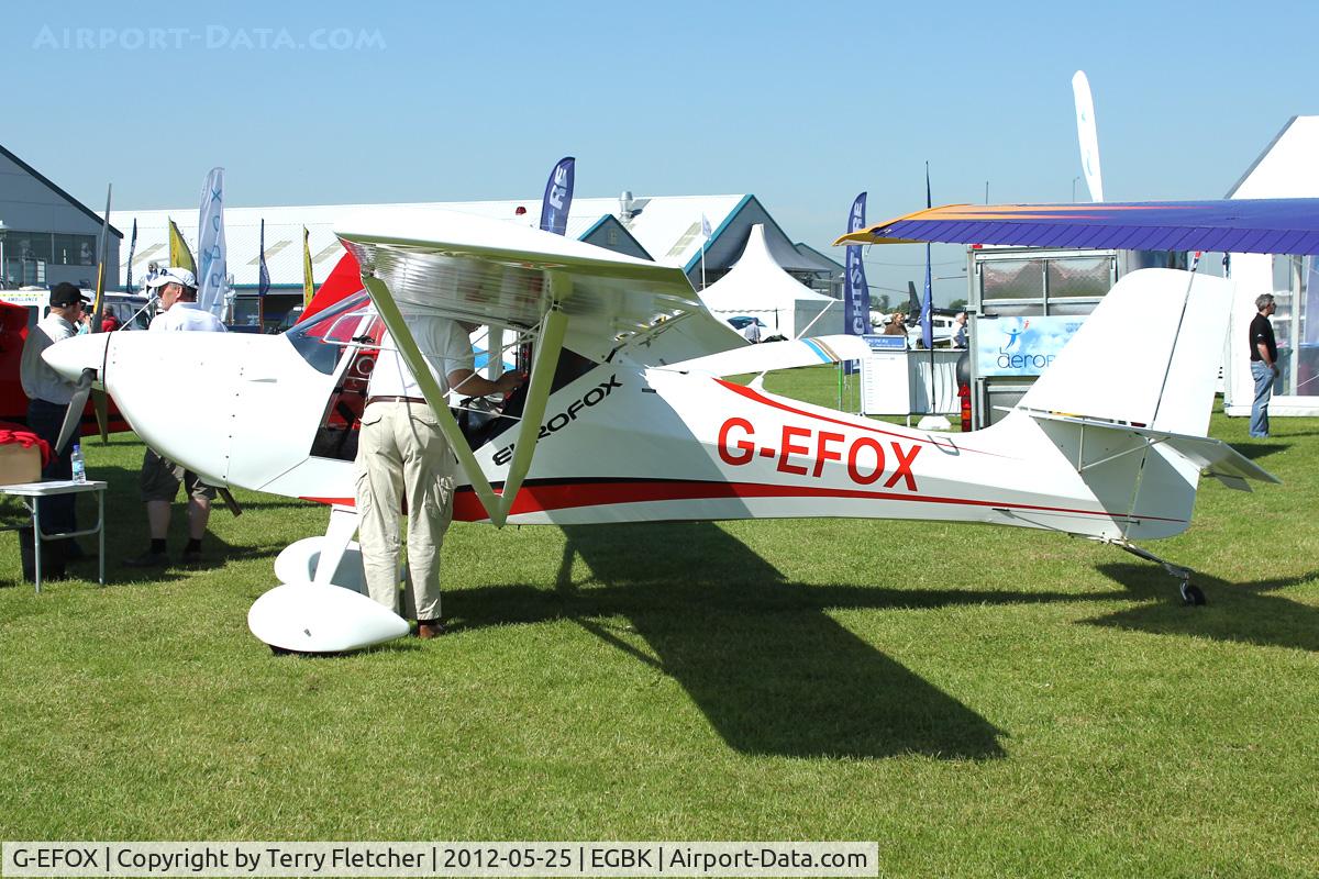 G-EFOX, 2011 Aeropro Eurofox 912(1) C/N BMAA/HB/604, Exhibited in the static display at 2012 AeroExpo at Sywell