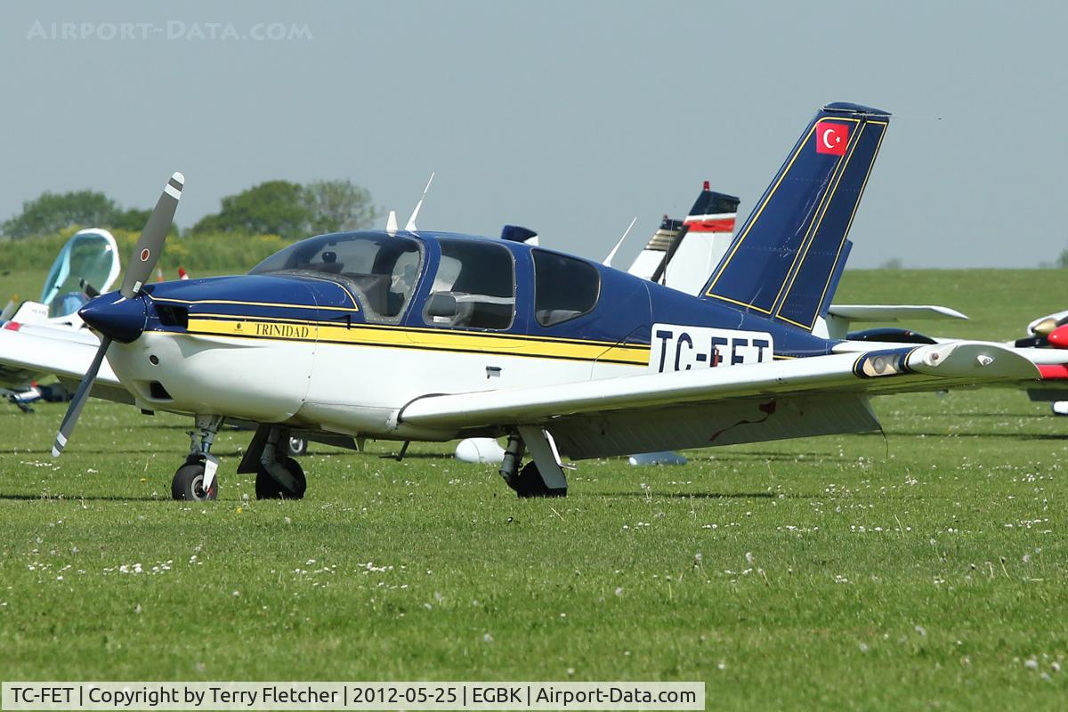 TC-FET, Socata TB-20 C/N 1052, A Turkish Visitor to the 2012 AeroExpo at Sywell UK