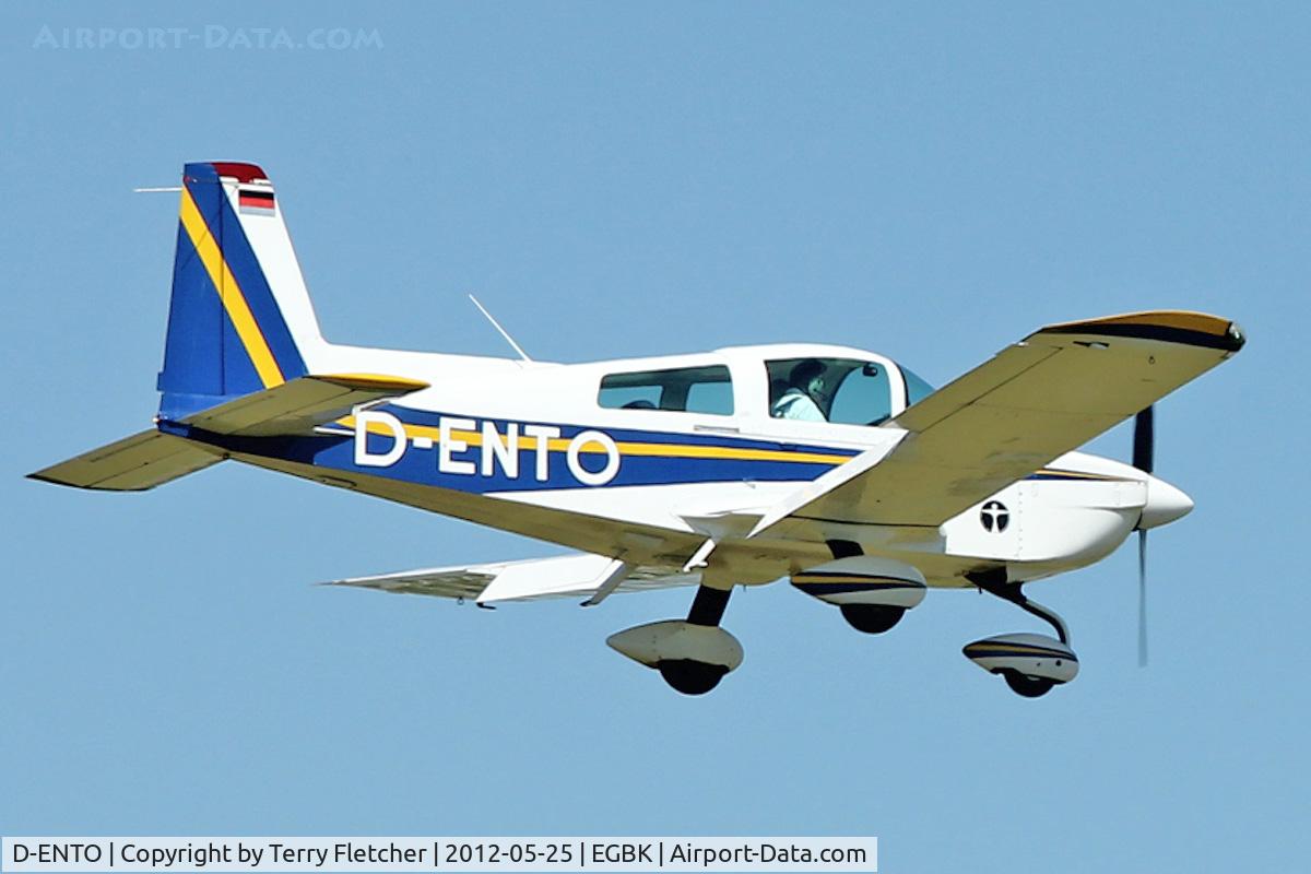 D-ENTO, 1993 American General AG-5B Tiger C/N 10166, A Visitor to the 2012 AeroExpo at Sywell UK