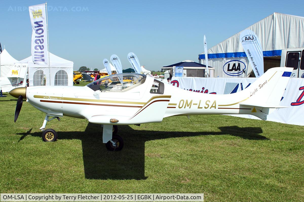 OM-LSA, 2010 Aerospool WT-9 Dynamic Sport C/N DY347/2010, Exhibited in static display at 2012 AeroExpo at sywell