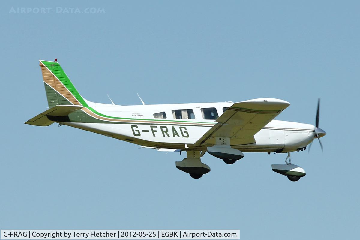 G-FRAG, 1979 Piper PA-32-300 Cherokee Six Cherokee Six C/N 32-7940284, A visitor to Sywell , on Day 1 of 2012 AeroExpo