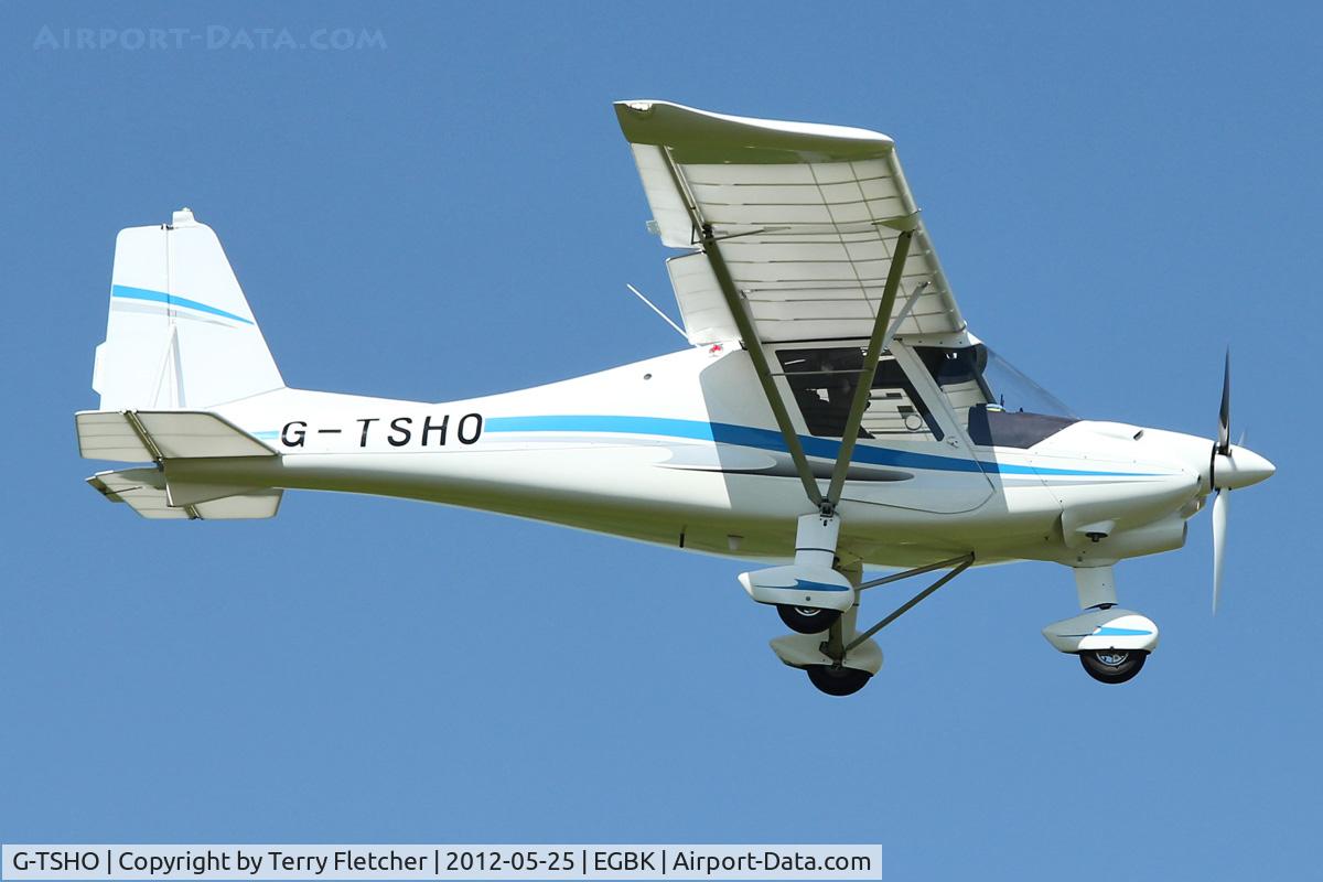 G-TSHO, 2011 Comco Ikarus C42 FB80 Bravo C/N 1103-7141, A visitor to Sywell , on Day 1 of 2012 AeroExpo
