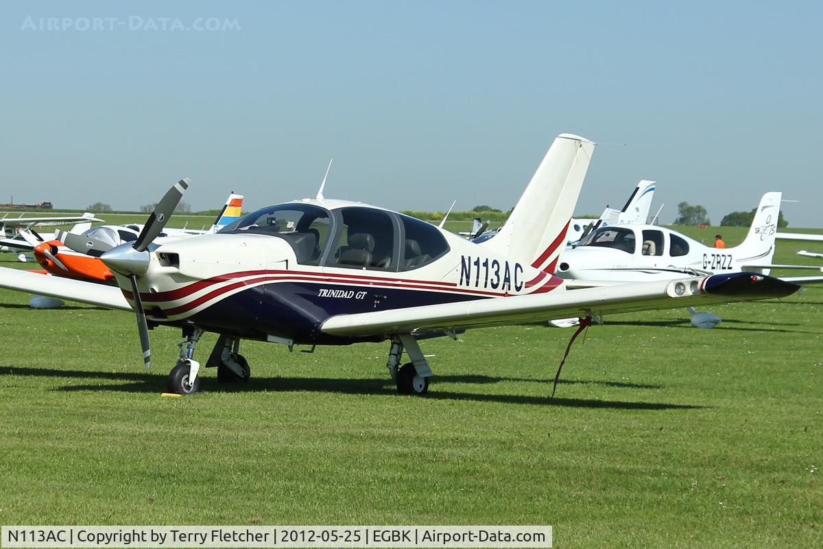 N113AC, 2002 Socata TB-20 Trinidad C/N 2121, A visitor to Sywell , on Day 1 of 2012 AeroExpo