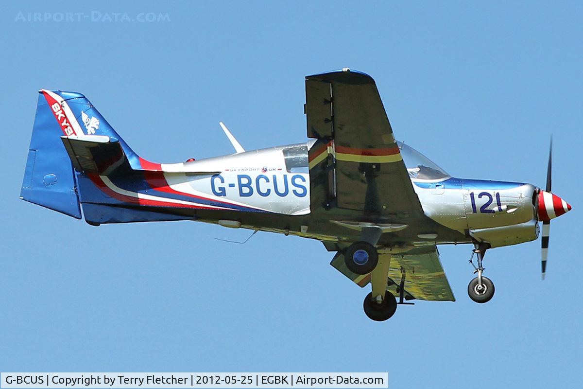 G-BCUS, 1975 Scottish Aviation Bulldog Series 120 Model 122 C/N BH120/373, A visitor to Sywell , on Day 1 of 2012 AeroExpo