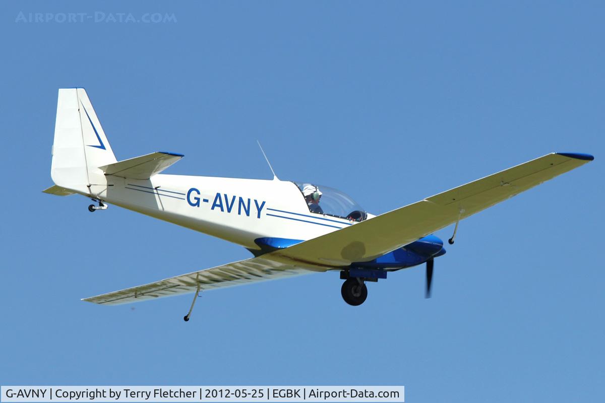 G-AVNY, 1967 Sportavia-Putzer Fournier RF-4D C/N 4029, A visitor to Sywell , on Day 1 of 2012 AeroExpo