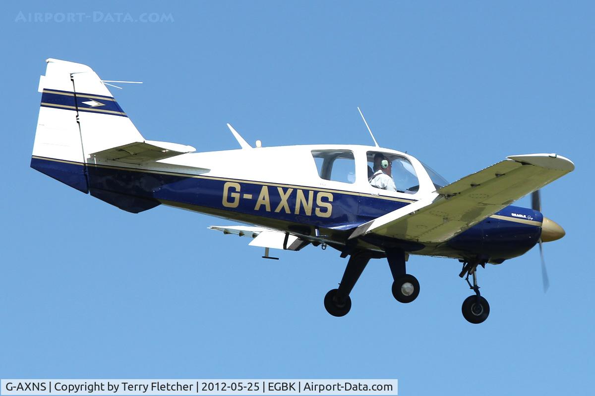 G-AXNS, 1969 Beagle B-121 Pup Series 2 (Pup 150) C/N B121-110, A visitor to Sywell , on Day 1 of 2012 AeroExpo