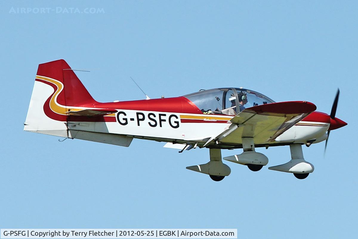 G-PSFG, 1999 Robin R-2160i Alpha Sport Alpha Sport C/N 337, A visitor to Sywell , on Day 1 of 2012 AeroExpo
