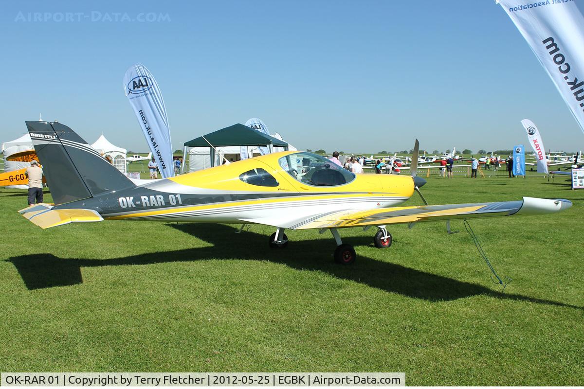 OK-RAR 01, 2012 BRM Aero Bristell E-LSA C/N 025/2012, On Static Display at 2012 AeroExpo at Sywell
