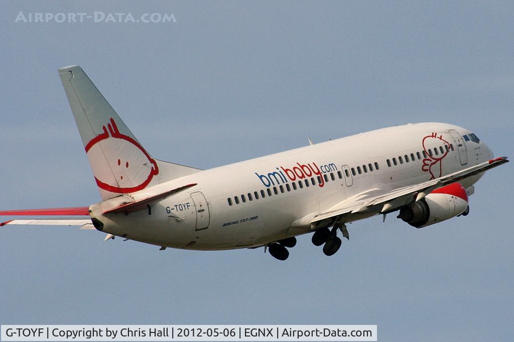 G-TOYF, 1997 Boeing 737-36N C/N 28557, BMI Baby