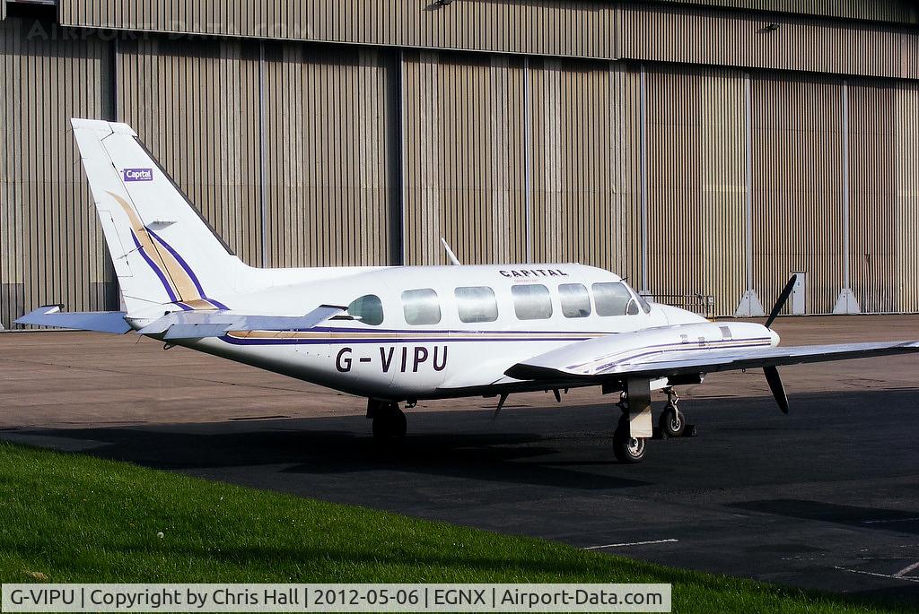 G-VIPU, 1981 Piper PA-31-350 Navajo Chieftain Chieftain C/N 31-8152115, Capital Air Charter