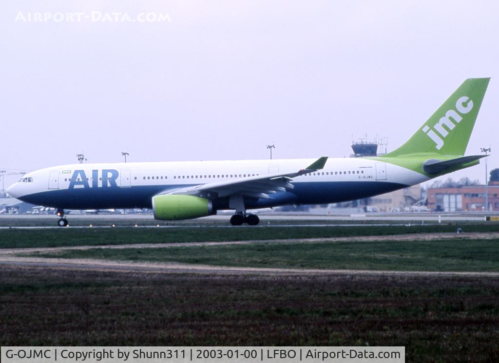 G-OJMC, 2002 Airbus A330-243 C/N 456, Lining up rwy 32R for departure...