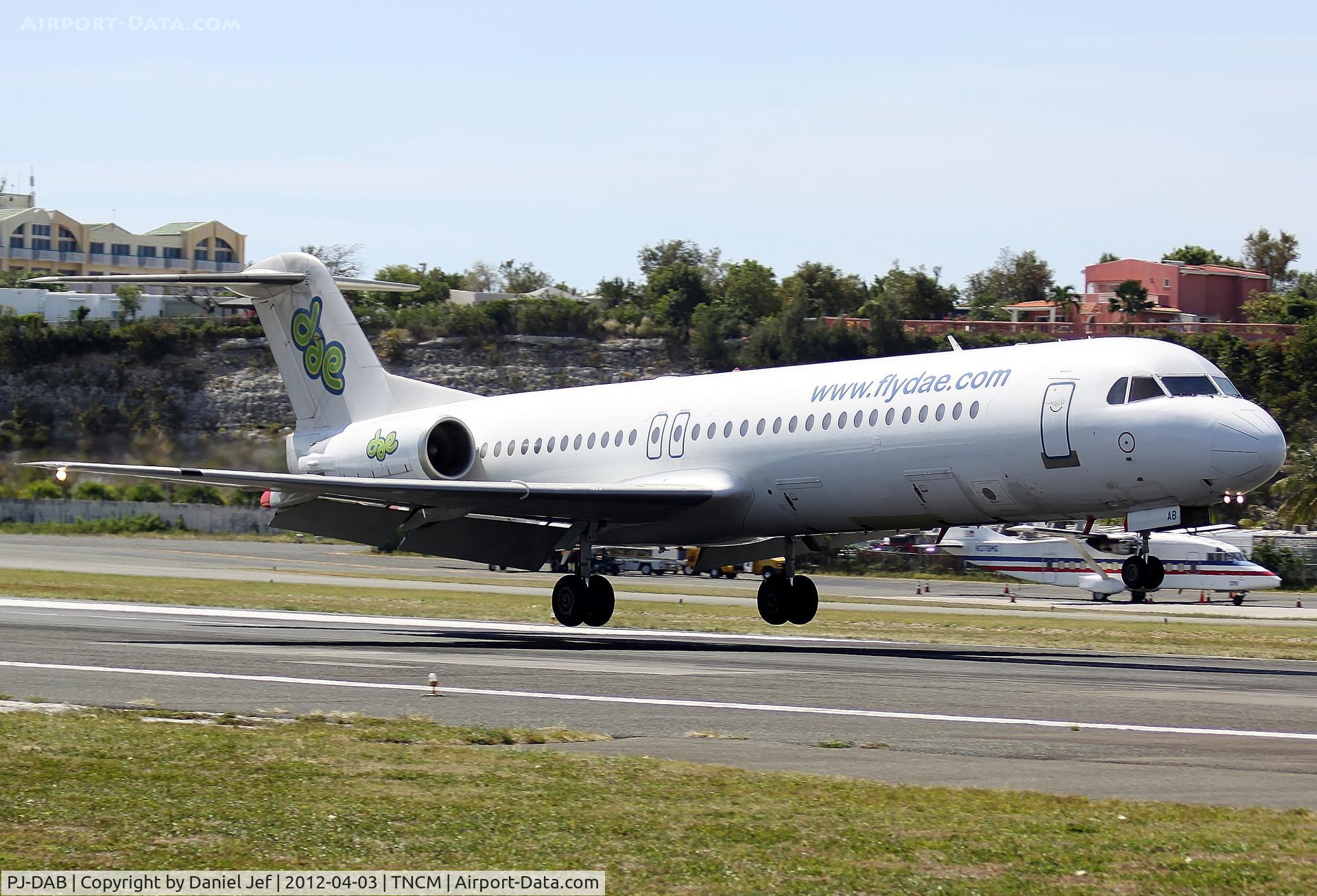 PJ-DAB, 1991 Fokker 100 (F-28-0100) C/N 11331, PJ-DAB