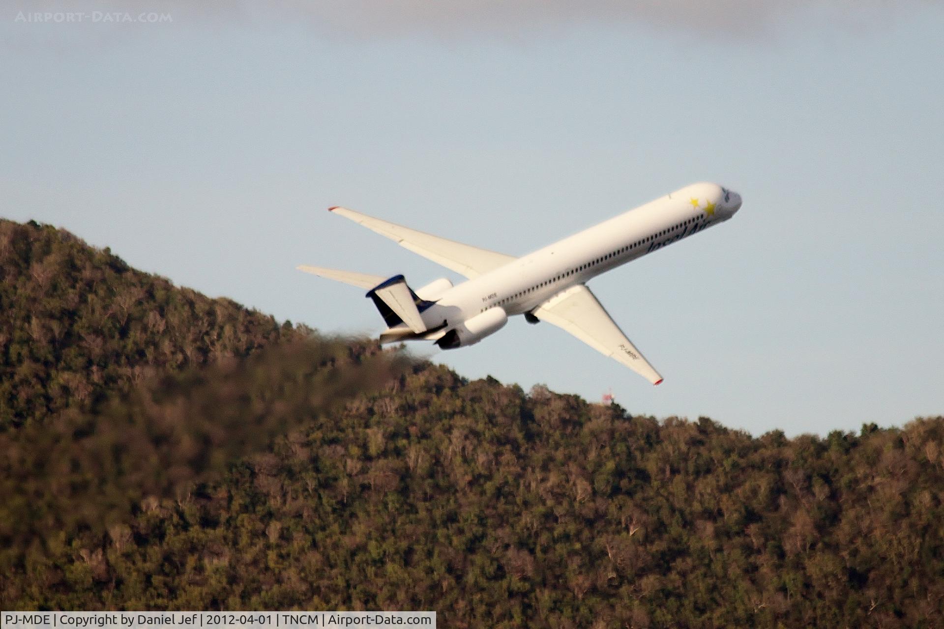 PJ-MDE, 1990 McDonnell Douglas MD-82 (DC-9-82) C/N 49971, PJ-MDE