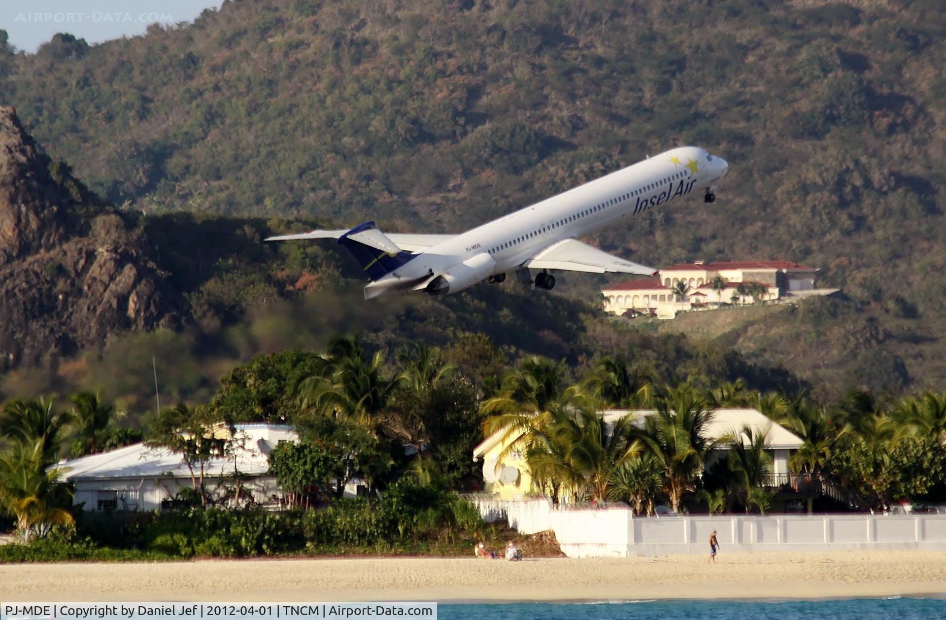 PJ-MDE, 1990 McDonnell Douglas MD-82 (DC-9-82) C/N 49971, PJ-MDE