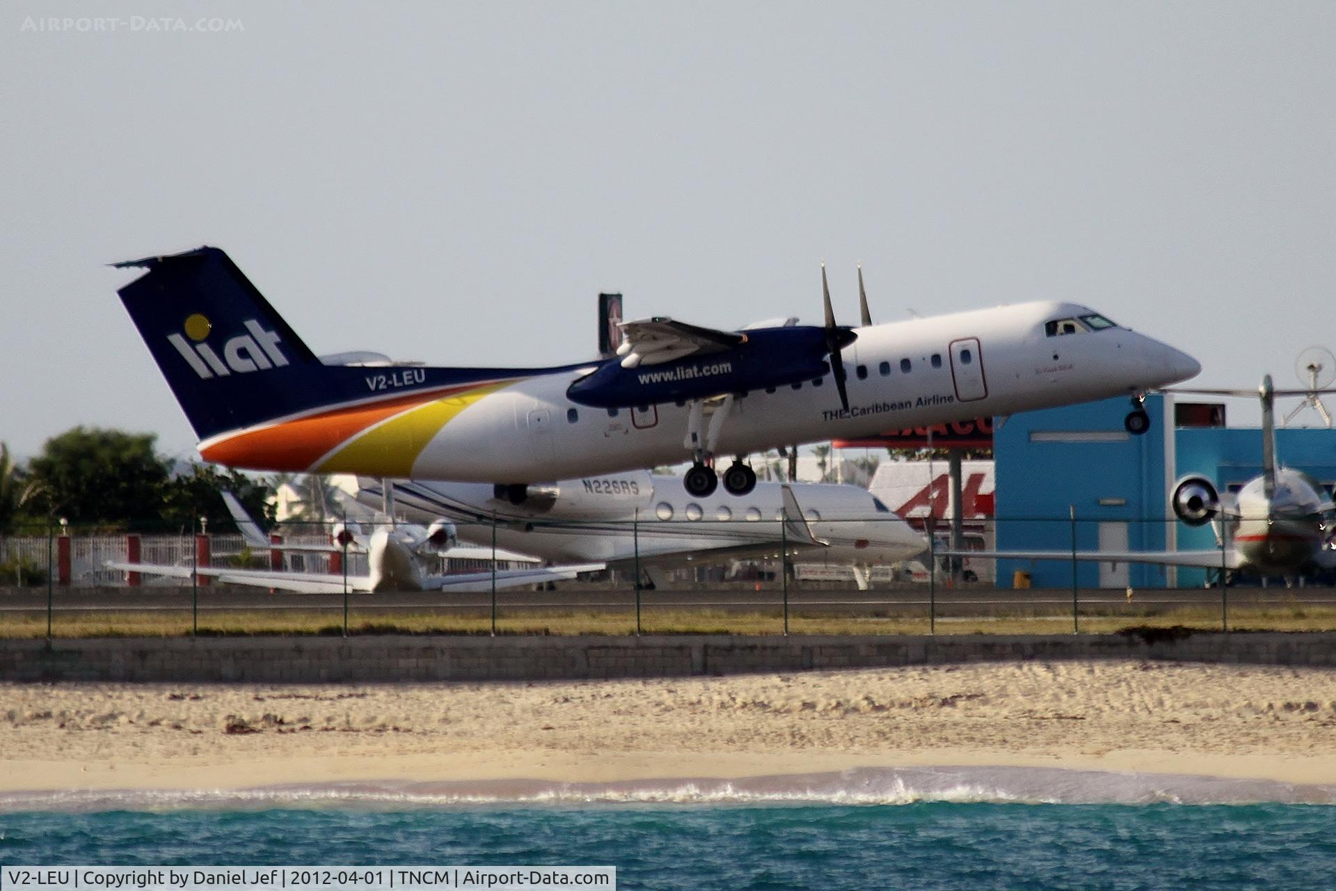 V2-LEU, 1995 De Havilland Canada DHC-8-311B Dash 8 C/N 408, V2-LEU