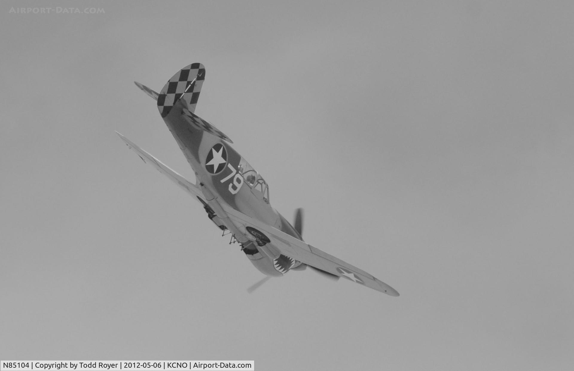 N85104, Curtiss P-40N-5CU Kittyhawk C/N 28954/F858, Chino Airshow 2012