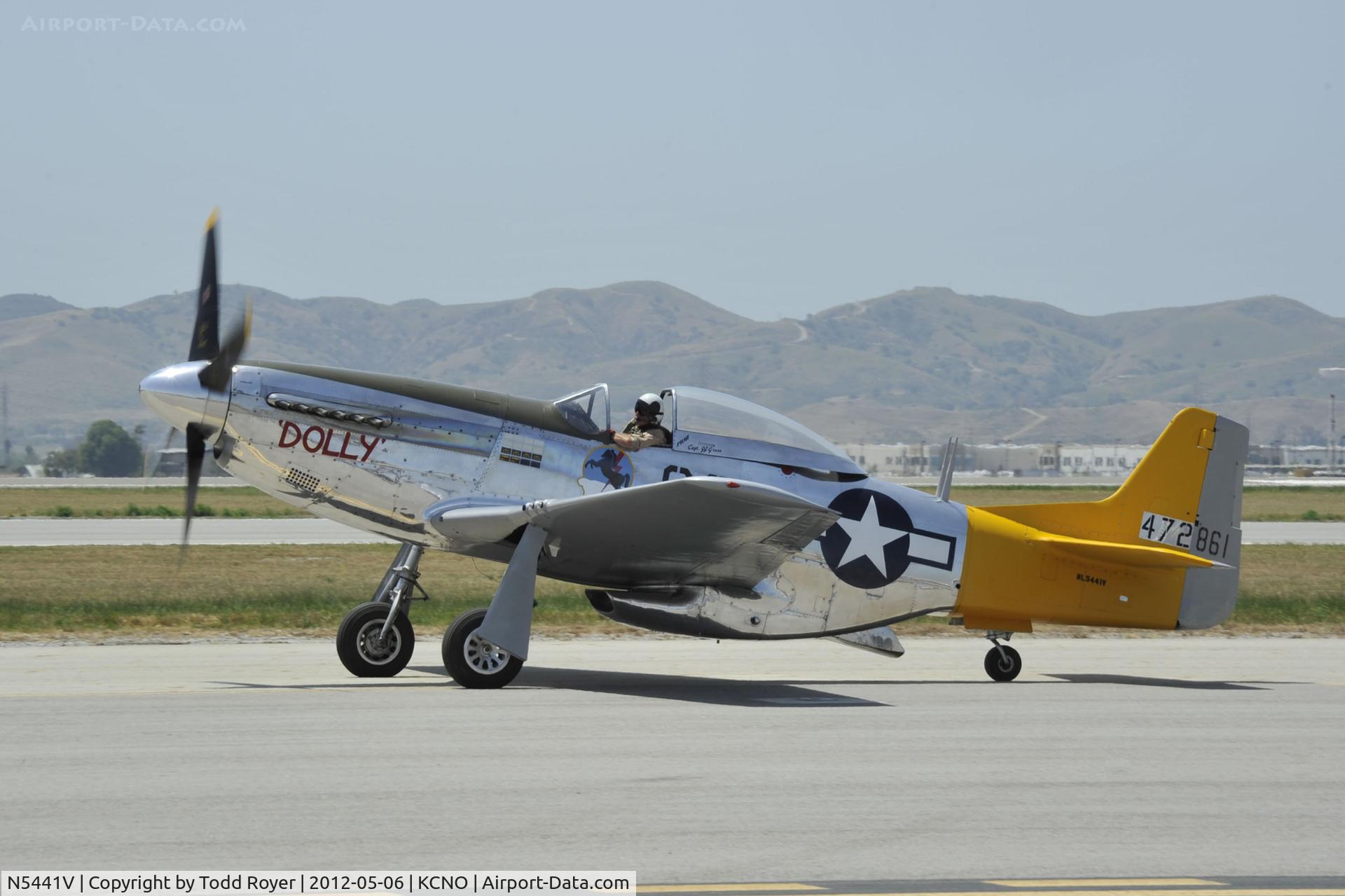N5441V, 1961 North American F-51D Mustang C/N 45-11582, Chino Airshow 2012