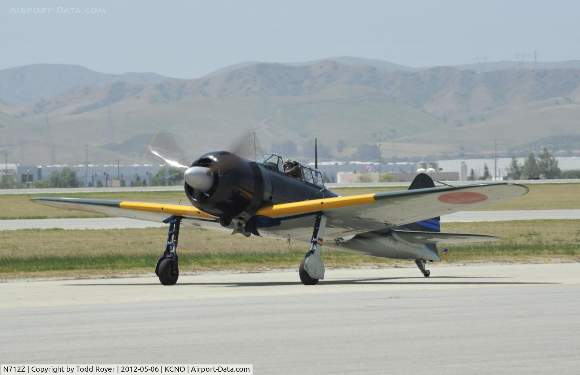 N712Z, 1942 Mitsubishi A6M3 Reisen (Zero) C/N 3869, Chino Airshow 2012