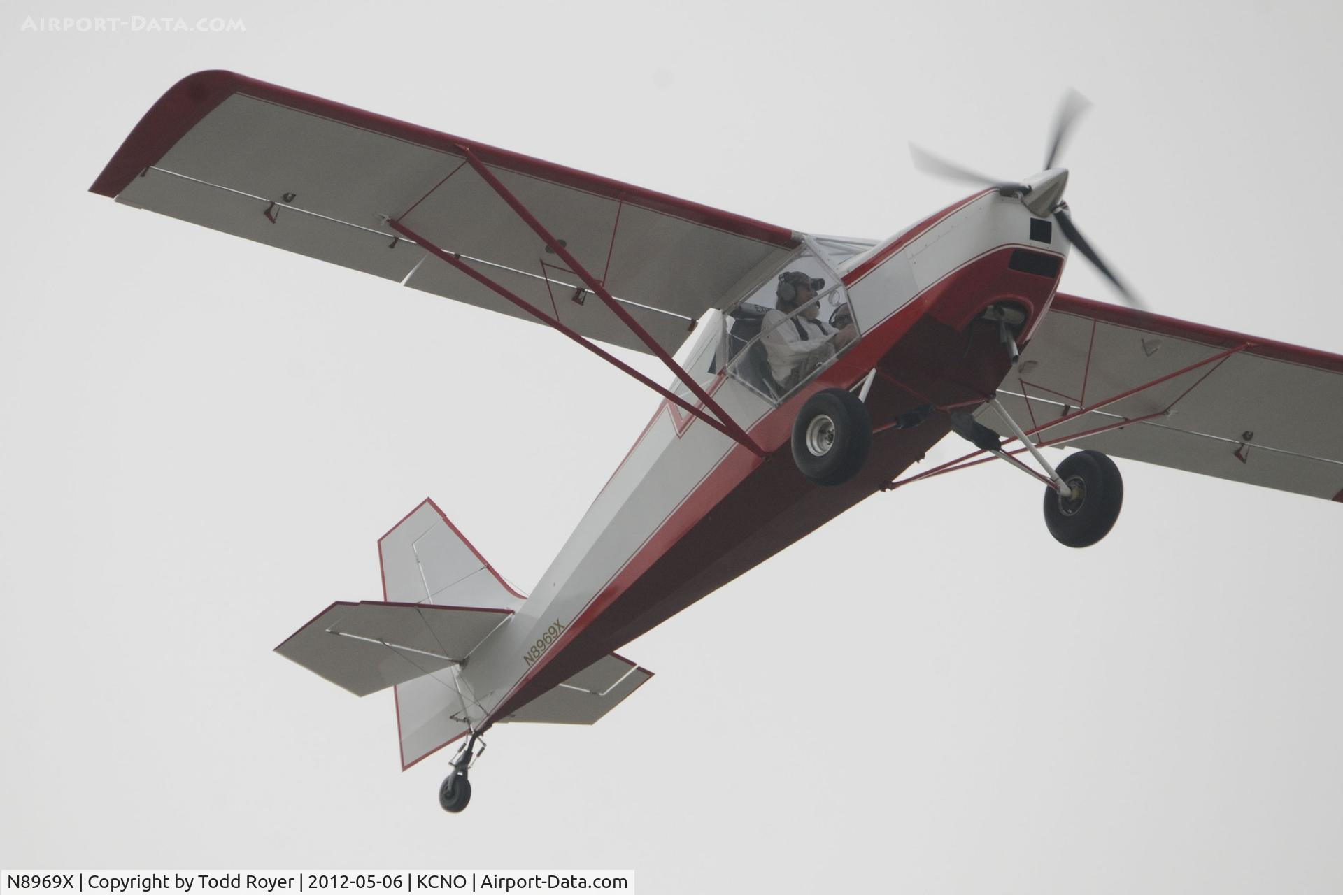 N8969X, 2009 Just Aircraft Highlander C/N JAESC0155, Departing Chino