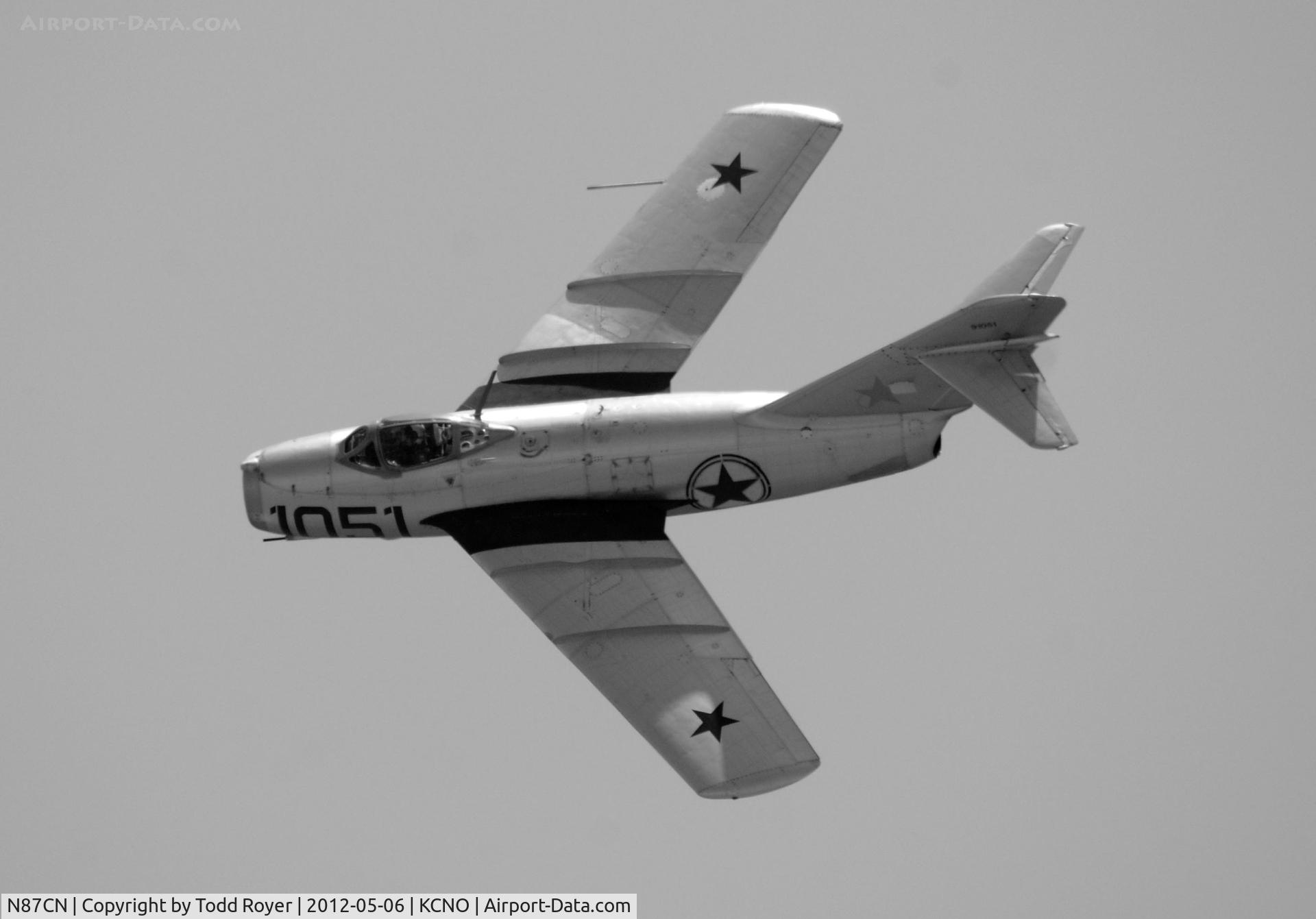 N87CN, Mikoyan-Gurevich MiG-15 C/N 910-51, 2012 Chino Airshow