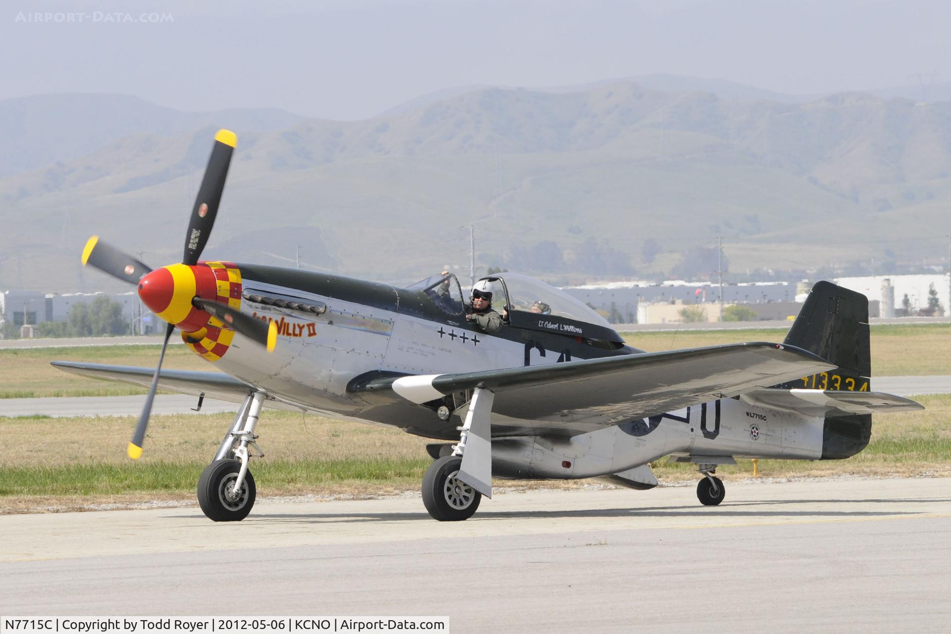 N7715C, 1944 North American P-51D C/N 44-84961A (124-44817), 2012 Chino Airshow