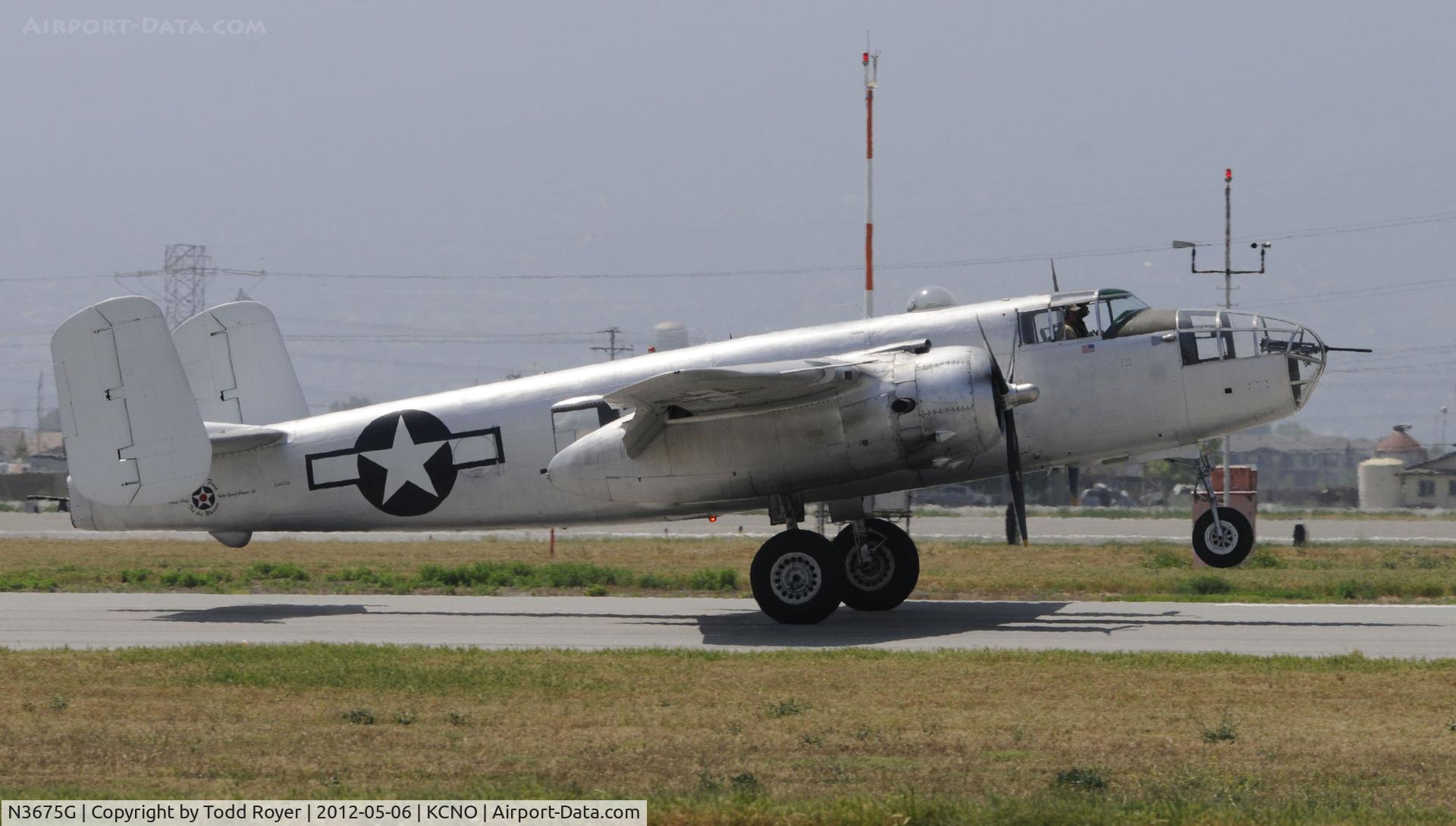 N3675G, 1944 North American B-25J Mitchell Mitchell C/N 108-33698, 2012 Chino Airshow
