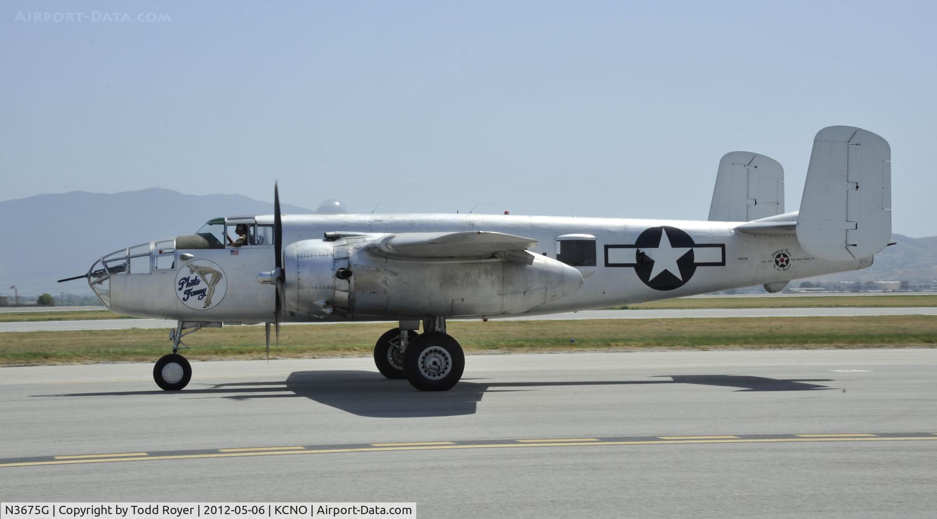 N3675G, 1944 North American B-25J Mitchell Mitchell C/N 108-33698, 2012 Chino Airshow
