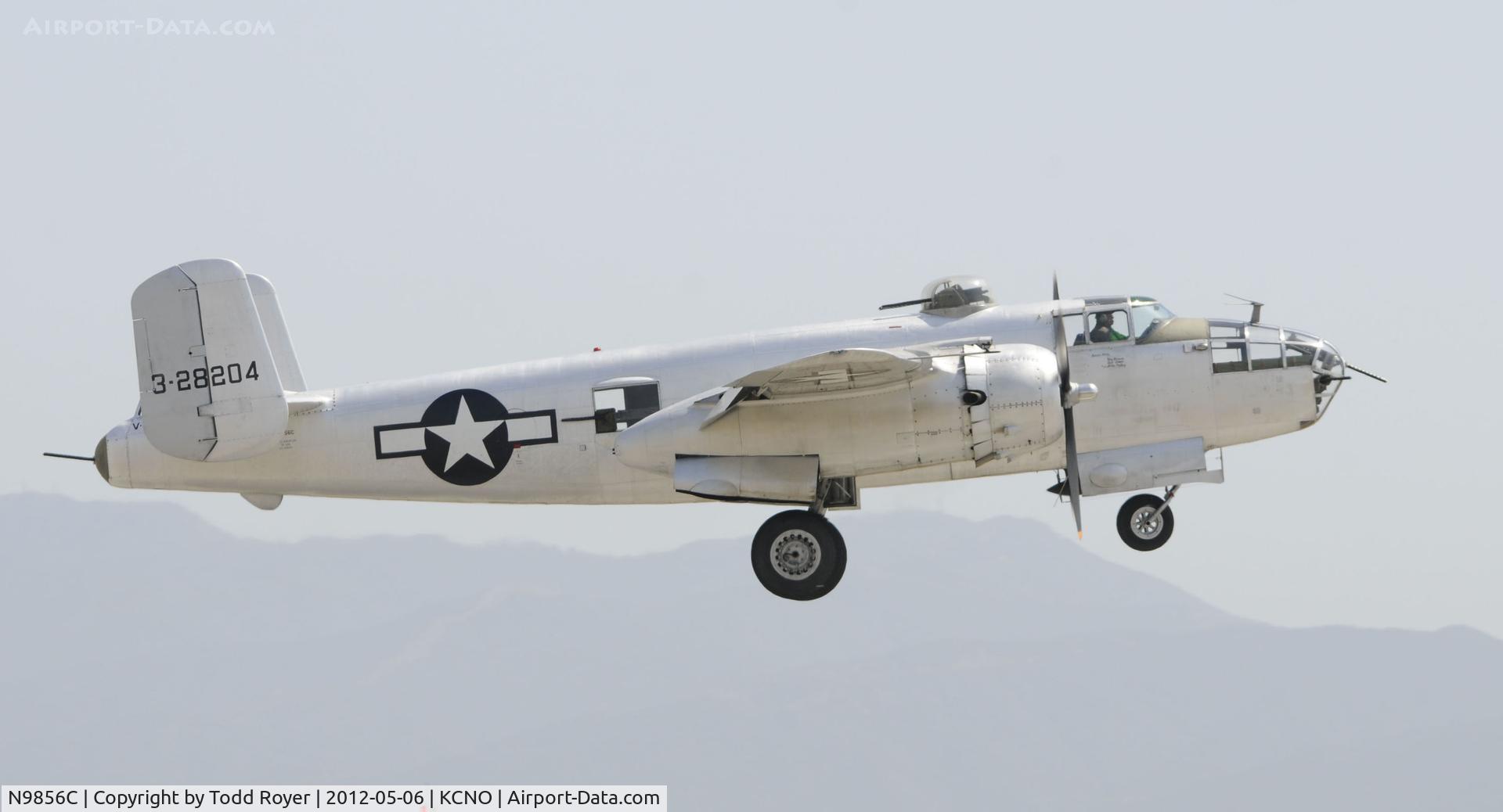 N9856C, 1943 North American TB-25N Mitchell C/N 108-35217, 2012 Chino Airshow