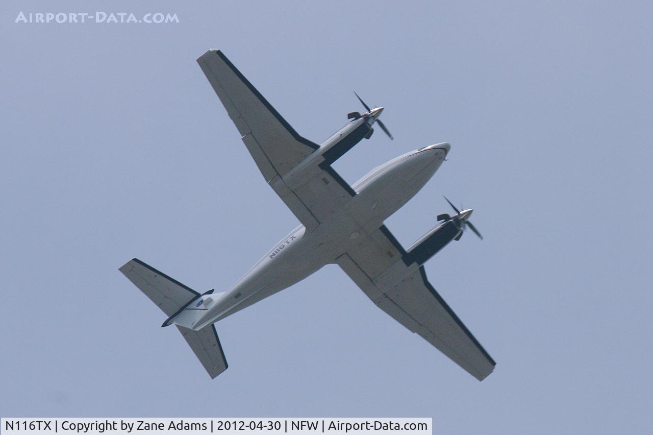 N116TX, 1999 Raytheon Aircraft Company B200 C/N BB-1685, Flying over NAS Fort Worth