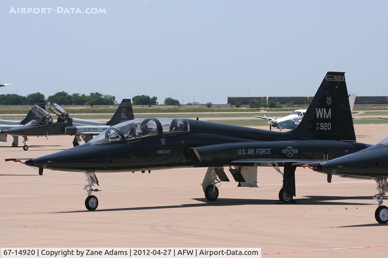67-14920, 1967 Northrop T-38A Talon C/N T.6061, At Alliance Airport - Fort Worth, TX