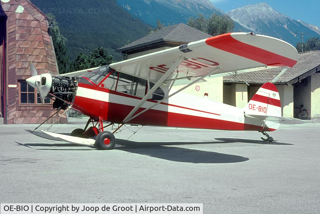 OE-BIO, Piper PA-18-150 Super Cub C/N 18-8115, Austrian Government Super Cub. From the G.Bouma collection
