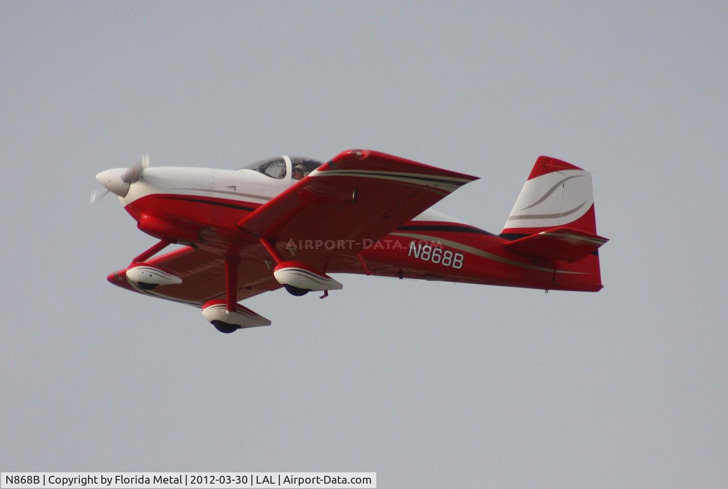 N868B, 2007 Vans RV-7A C/N 71067, Vans RV-7A