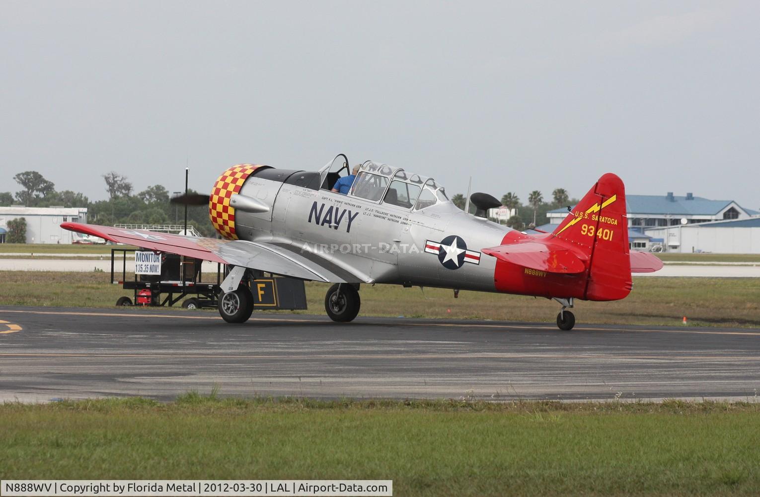 N888WV, 1951 North American T-6G Texan C/N 168-525, T-6G Texan