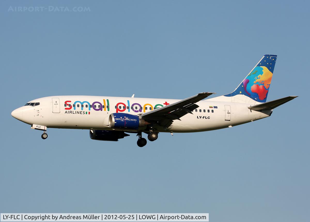 LY-FLC, 1997 Boeing 737-31S C/N 29055, Arriving from Rome