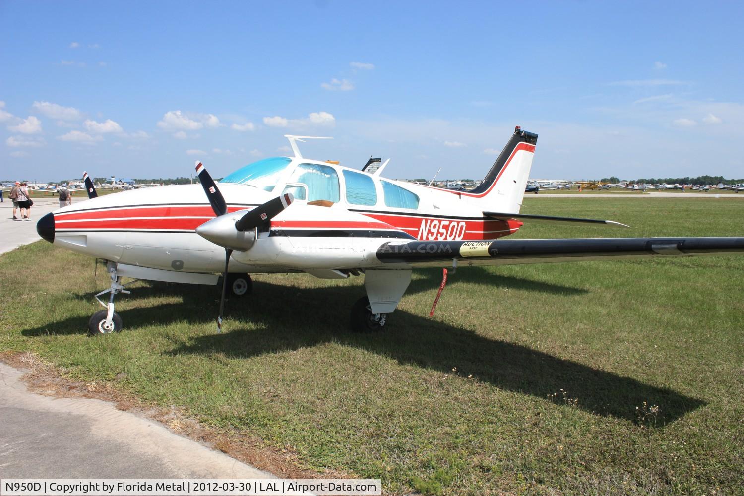 N950D, 1969 Beech D55 Baron C/N TE-691, Beech 55