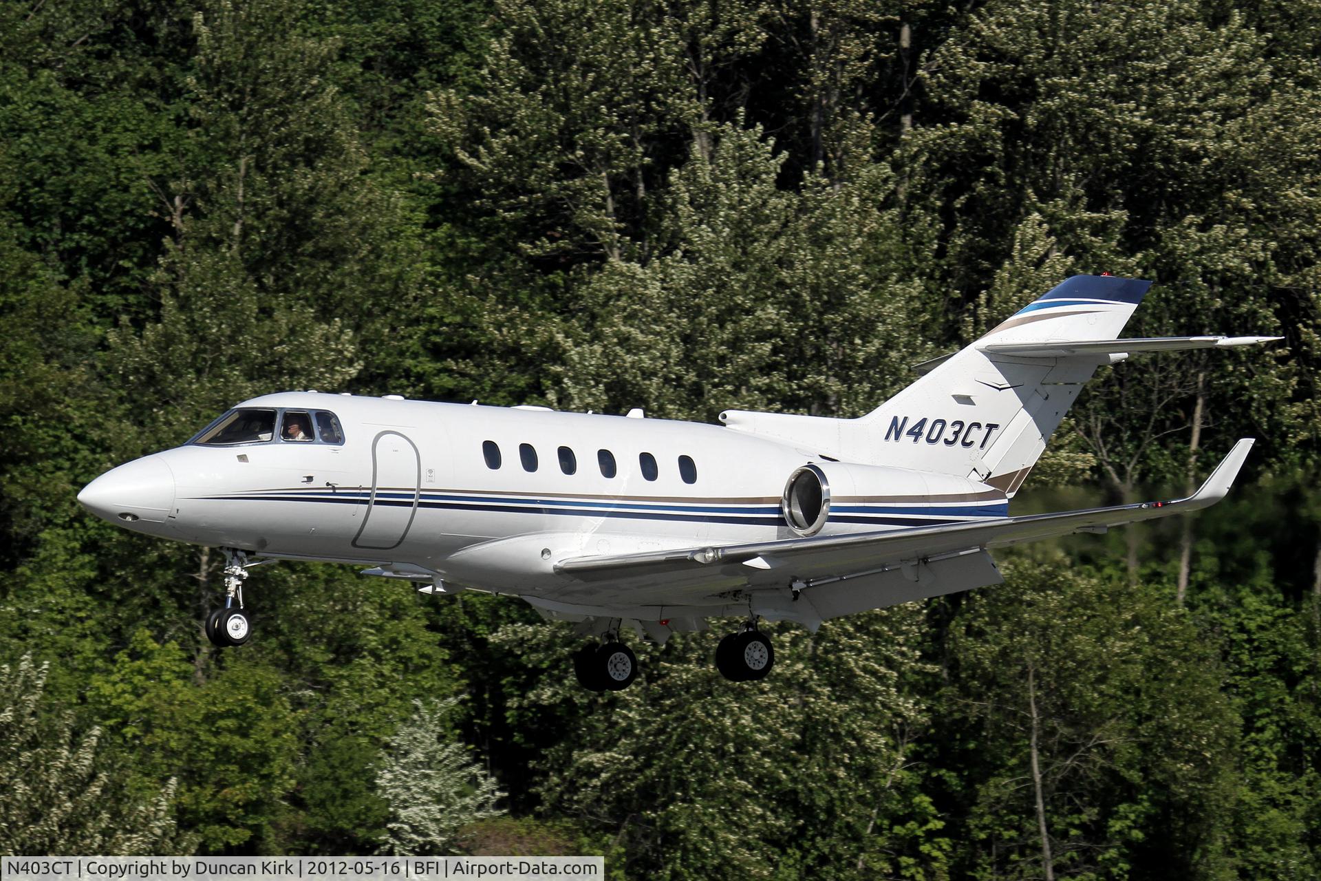 N403CT, 2006 Raytheon Hawker 850XP C/N 258818, Short finals