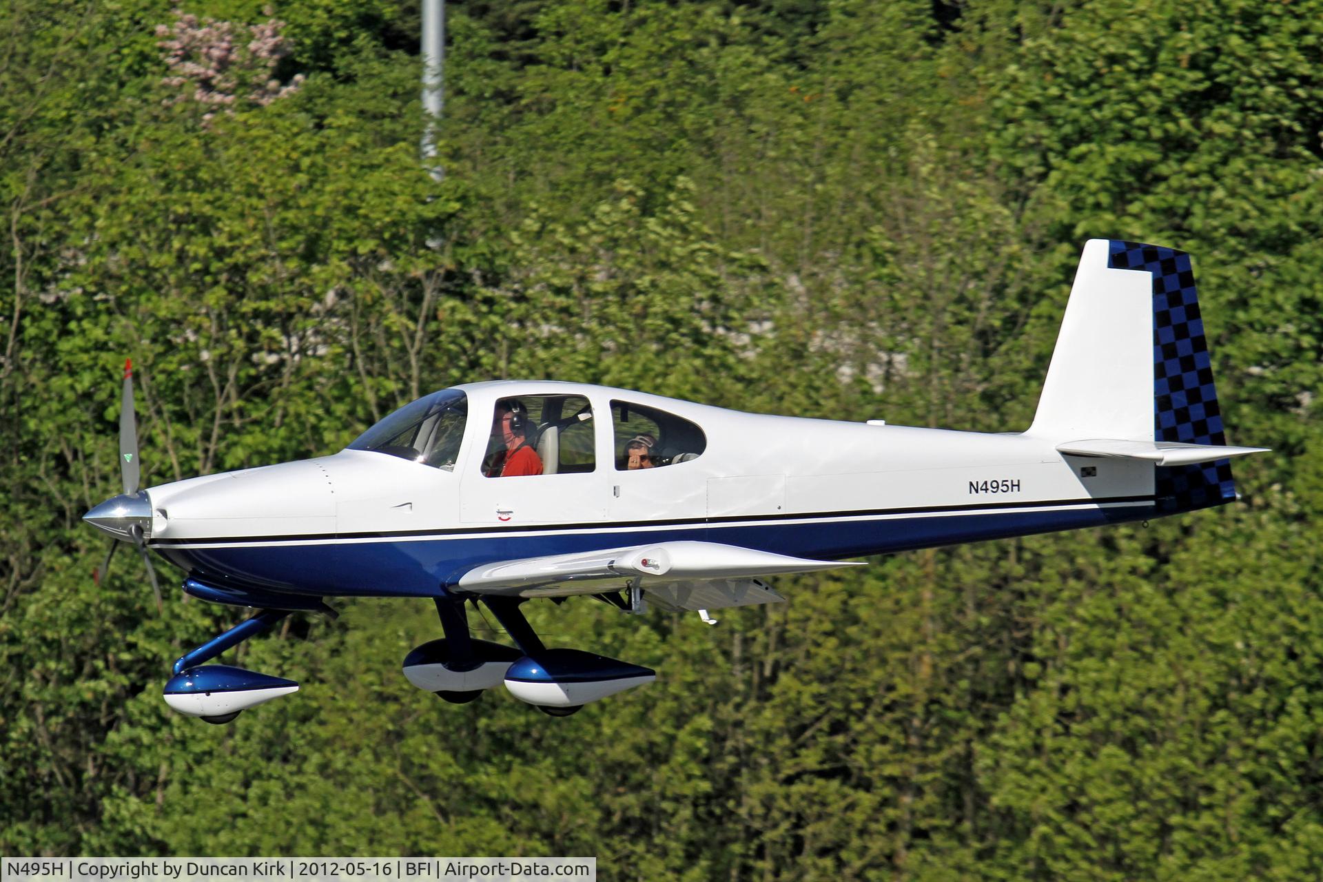 N495H, 2007 Vans RV-10 C/N 40252, Finals to BFI
