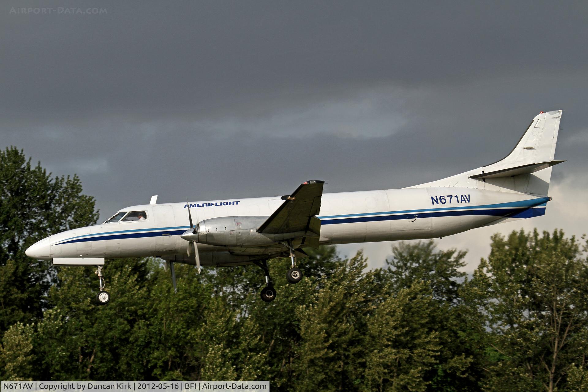 N671AV, 1987 Fairchild SA-227AC Metro III C/N AC671, Current resident Ameriflight Metroliner