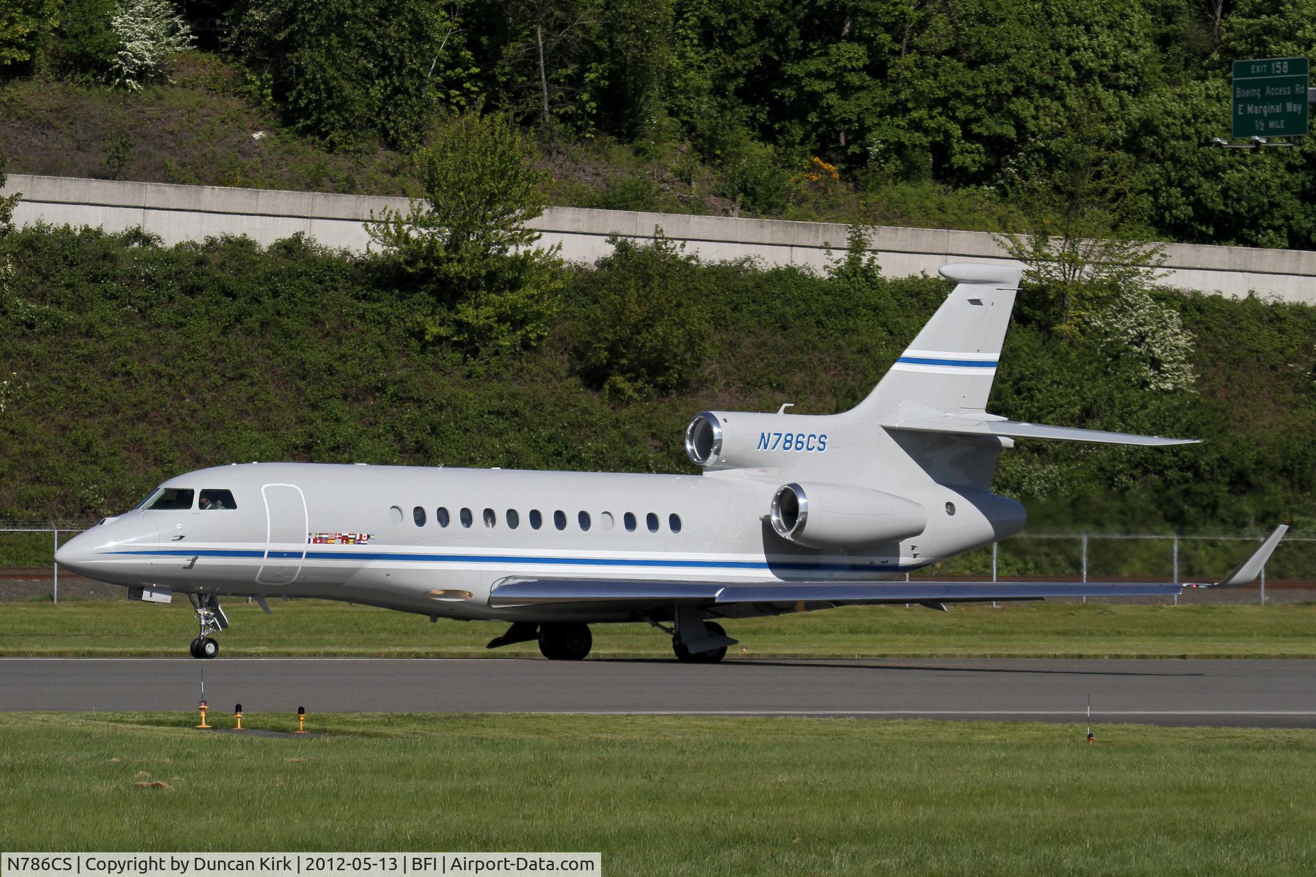 N786CS, 2008 Dassault Falcon 7X C/N 31, Resident BFI Falcon 7X