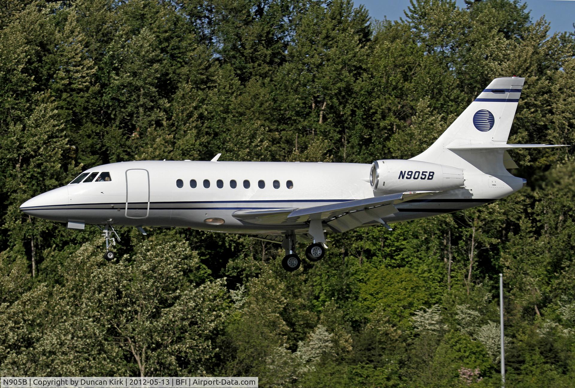 N905B, 2000 Dassault Falcon 2000 C/N 132, Nice!